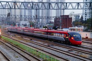 수색차량기지에 정차 중인 ITX-새마을