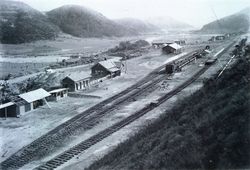 1936년의 개운역, 현재는 이설됨