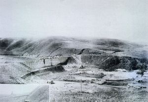 경원선 검불랑 철도제방 공사 현장