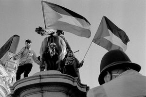 2023년 10월 이스라엘-하마스 전쟁에 항의하는 런던 시위.