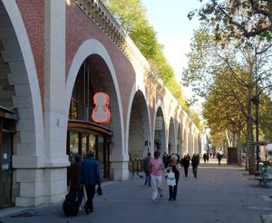 프랑스 파리의 비아뒤크 데 자르