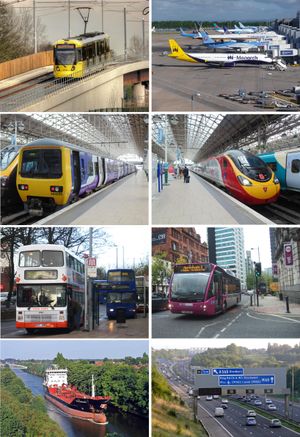 영국 맨체스터의 다양한 교통 방식