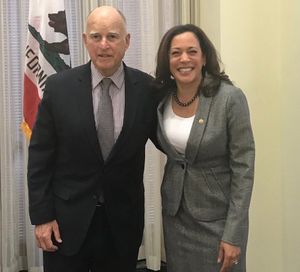 카멀라 해리스와 (2017년 3월 21일)