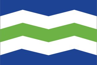 벌링턴 시의 깃발