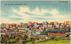 1940년대경 내슈빌 스카이라인