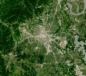 2020년 내슈빌 위성 사진