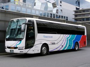 메이테츠에서 운행하고 있는 고속버스