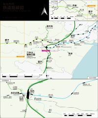 센다이 교통 지도