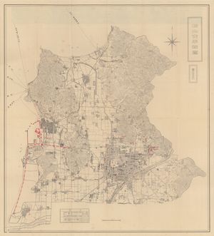 1953년 발행 시가도