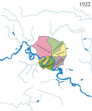 1922–1995년의 영토 변화