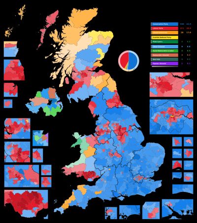 선거 결과 지도
