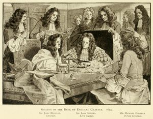 잉글랜드 은행 설립 승인 (1694)