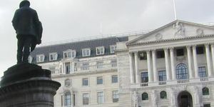 1980년 무렵 촬영된 잉글랜드 은행 정면