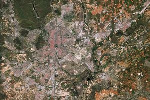 2022년 7월 센티넬-2 위성이 촬영한 마드리드