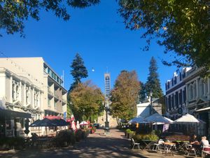 넬슨 중심가의 트라팔가 거리