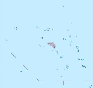 마셜 제도 내 콰잘레인 환초 위치