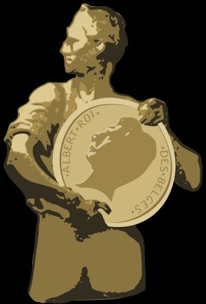 벨기에 프랑 수호 국가연맹(Ligue Nationale pour la Défense du Franc)의 로고, 1924년