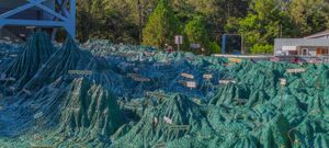 과테말라 입체 지형도