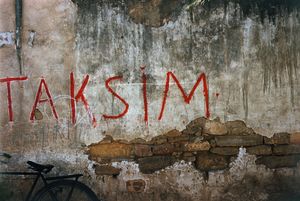 "TAKSİM" (분할) 낙서, 1950년대 후반 니코시아