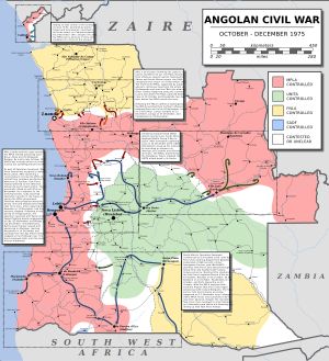 앙골라 내전, 1975년 10월-12월