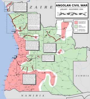 앙골라 내전 1994년 1월 - 11월