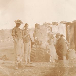 브론커스프루이트 수용소에 수감된 아프리카 원주민