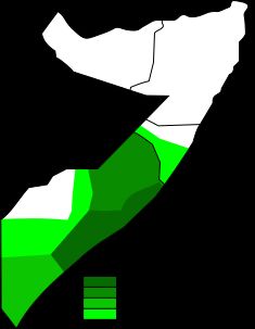 이슬람 법원 연합의 지배 지역 확장(2006년)