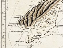 쿡은 스튜어트 섬이 남섬과 연결되어 있다고 믿었다. 이 오류는 1804년 미국 물개 사냥꾼 오웬 폴저 스미스가 해협의 해도를 만들 때까지 수정되지 않았다.