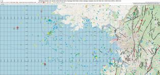 경기 지괴 내 발달하는 경강 단층