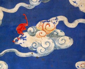 중국의 전통적인 장식에서 박쥐의 문양