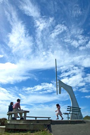 뉴질랜드 중심점 표지