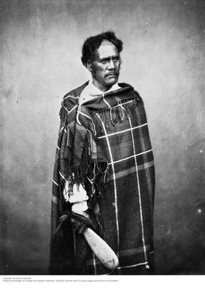 마오리족의 랑가티라(족장)인 이하이아 테 키리쿠마라