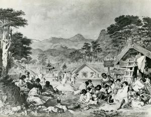 왕가누이 강의 푸티키 파(1850년)