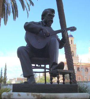 비야레알에 있는 프란시스코 타레가 기념비