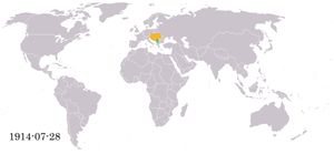 제1차 세계 대전 중 연합국과 동맹국
