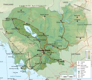 캄보디아 지리도