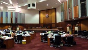 동티모르 국회 내부