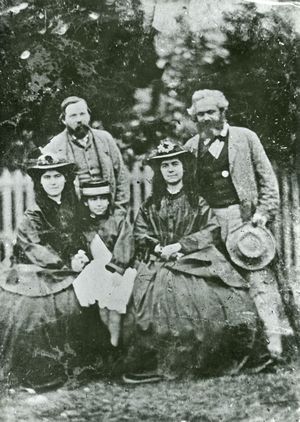 마르크스, 엥겔스, 그리고 마르크스의 딸들