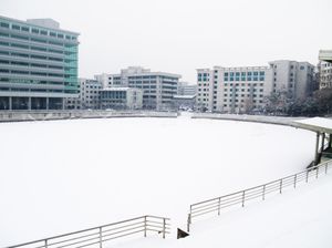 한양대학교 서울캠퍼스의 풍경-겨울