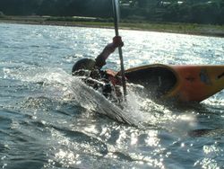 카약 기술, 리커버리(하이 브레이스).