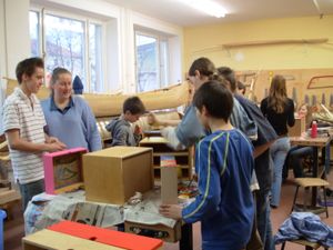 몬테소리 오버슐레 포츠담(Montessori Oberschule Potsdam)의 미술 수업