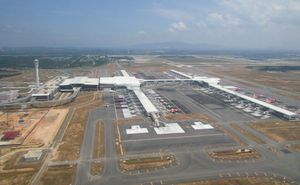 항공사진으로 본 제2터미널