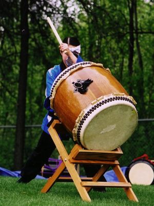일본의 전통악기인 태고