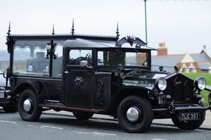 영국의 영구차의 한 예.