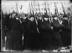 1922년 모스크바에서 열린 러시아 적군 사열
