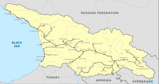 조지아 철도 네트워크