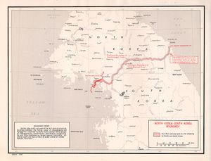 한반도 비무장지대 지도
