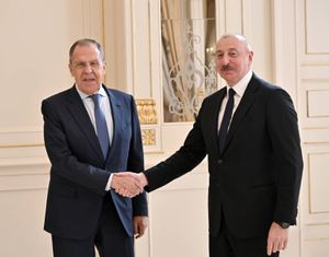 2023년 2월 27일 아제르바이잔의 일함 알리예프(Ilham Aliyev) 대통령과 라브로프