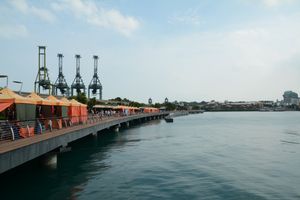 센토사 섬으로 들어가는 센토사 게이트웨이