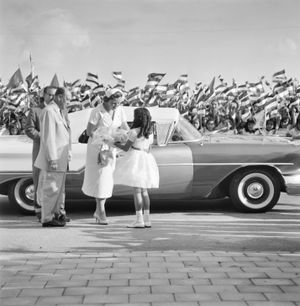 네덜란드의 베아트릭스 공주(Princess Beatrix) 아루바 방문, 1958